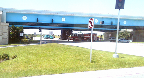 It’s not a Draw Bridge – Truck stuck under Port Canaveral Bridge | Port ...